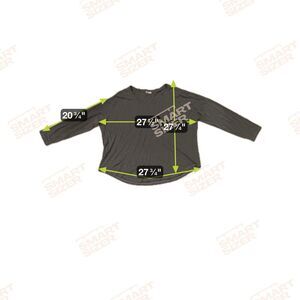 Barefoot Dreams Malibu Collection 100% Cotton Tee Shirt Large 2XL Green Top